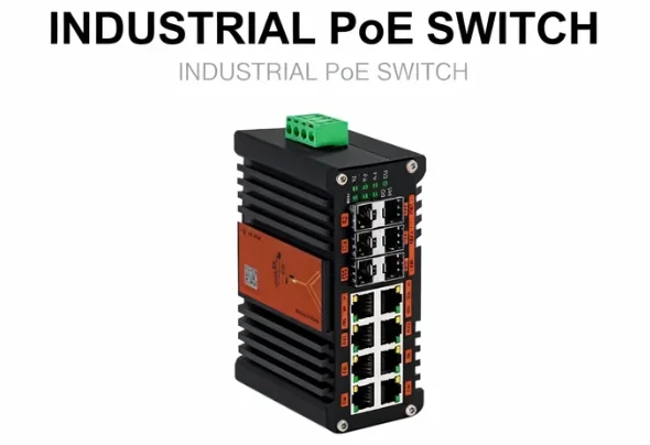 Managed Gigabit Poe Switch 8 Port 802.3At - Endüstriyel L2+ Yönetilebilir PoE Anahtarı, 8